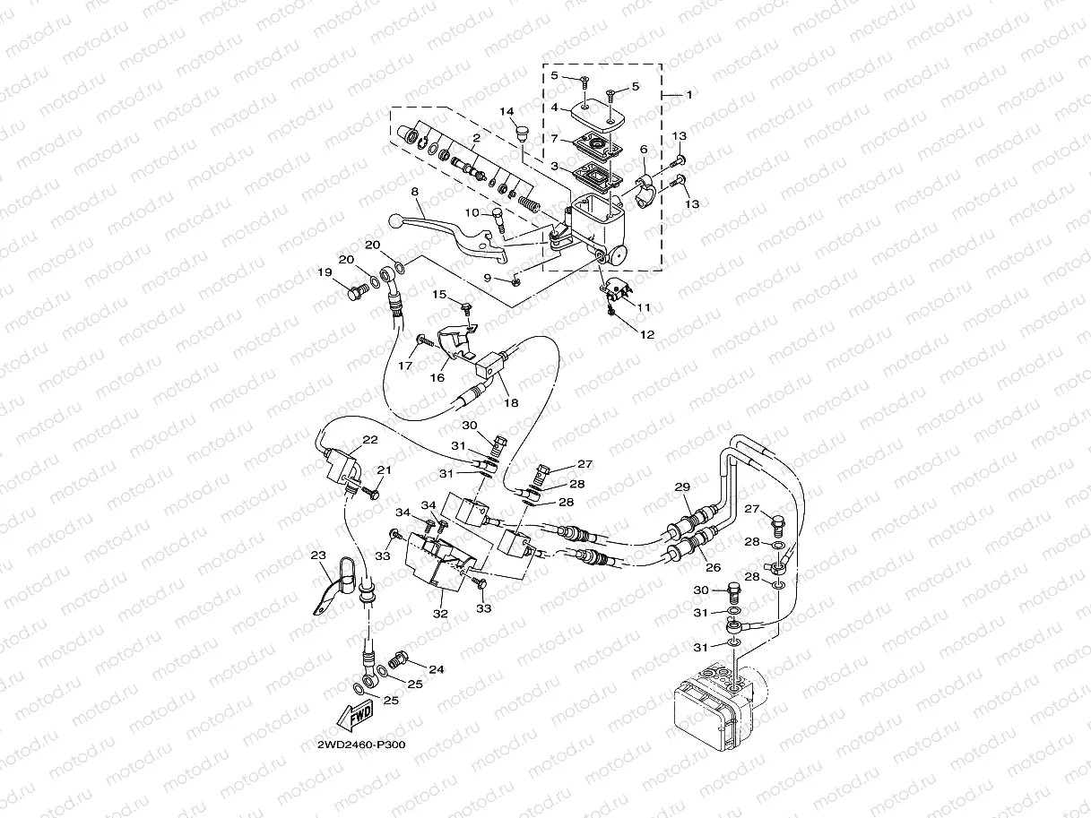 FRONT MASTER CYLINDER