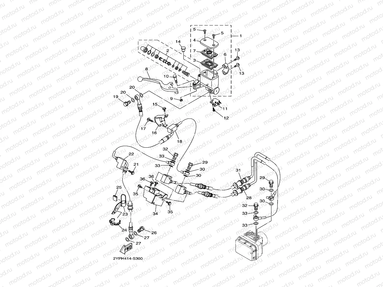 FRONT MASTER CYLINDER