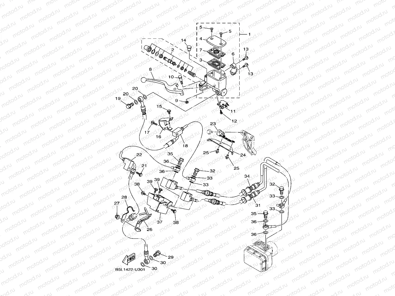 FRONT MASTER CYLINDER