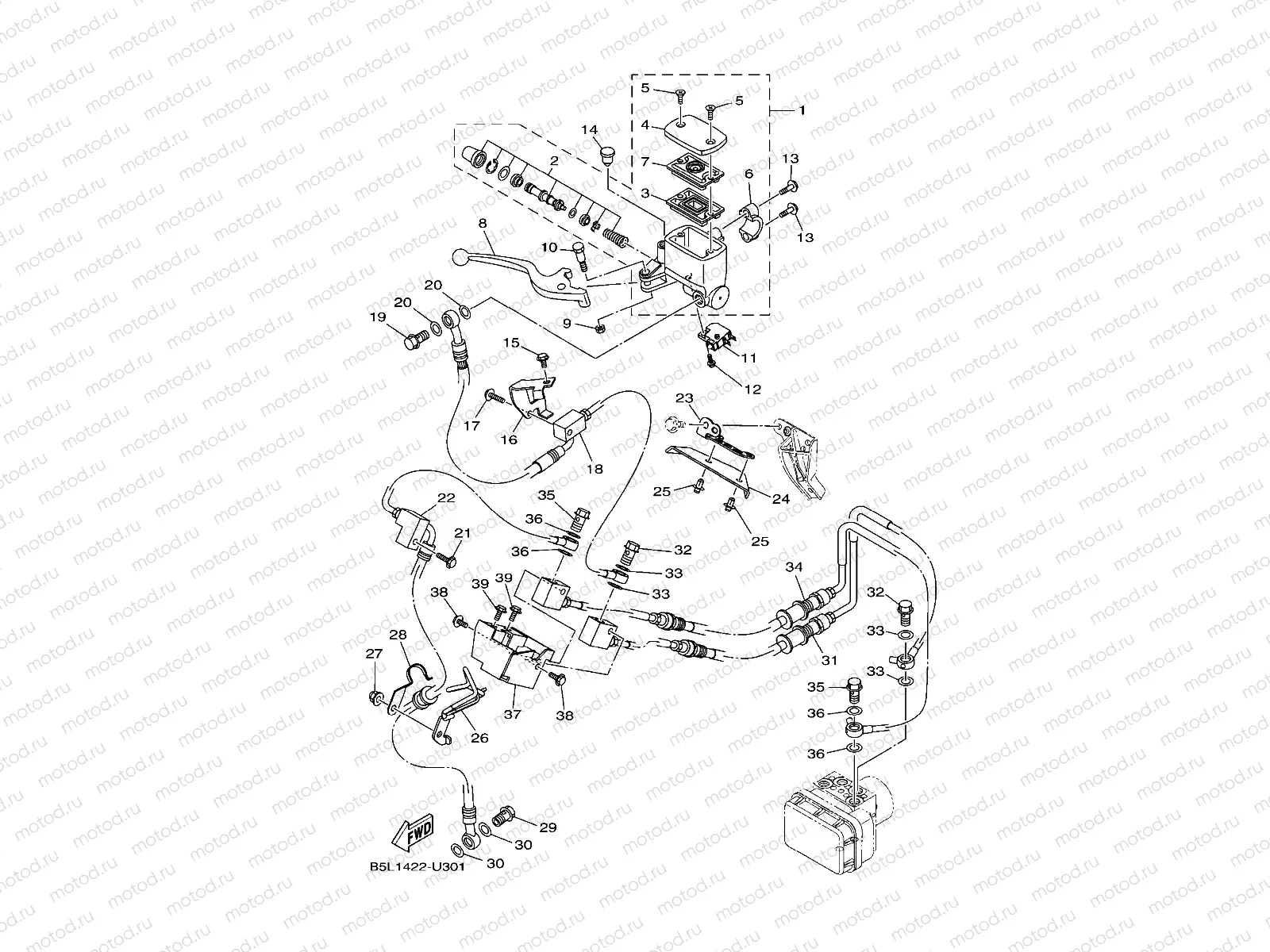 FRONT MASTER CYLINDER