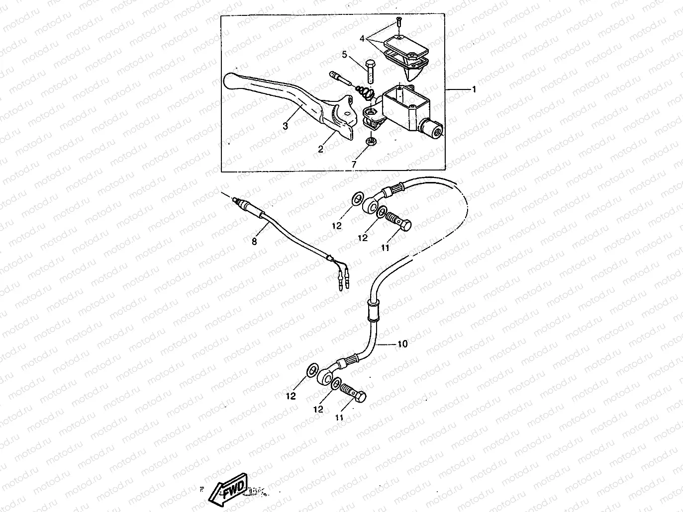 FRONT MASTER CYLINDER