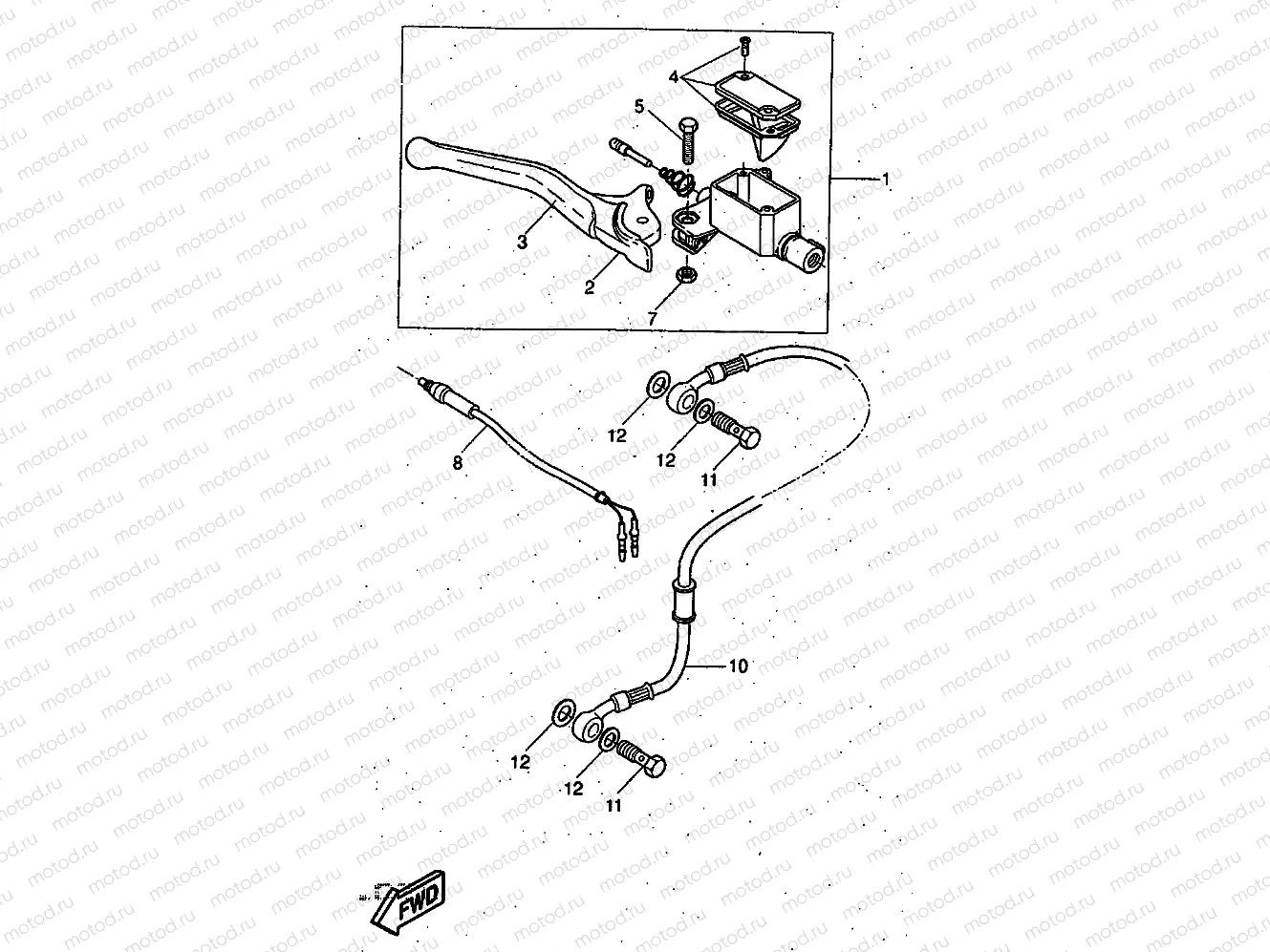 FRONT MASTER CYLINDER