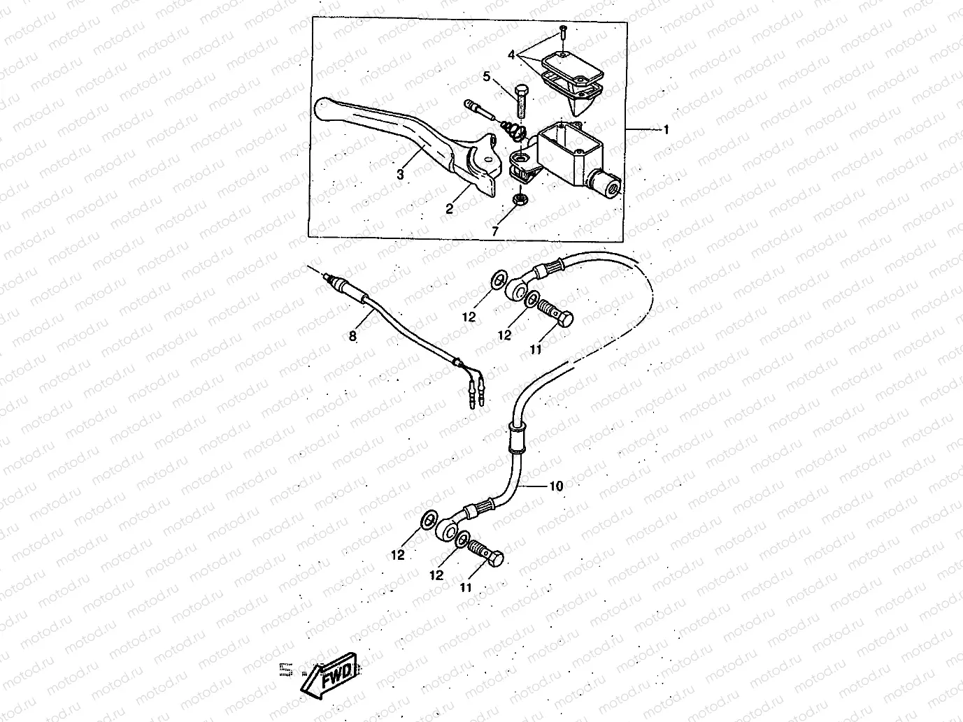 FRONT MASTER CYLINDER