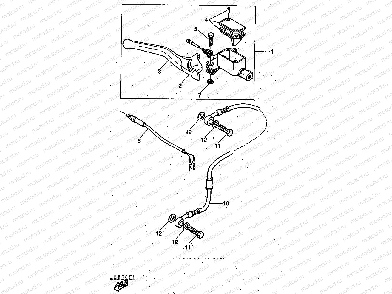 FRONT MASTER CYLINDER