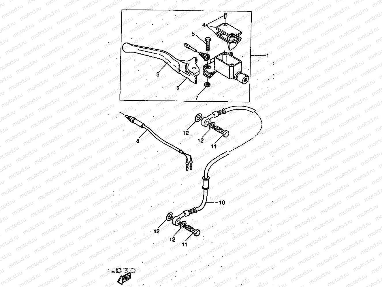 FRONT MASTER CYLINDER