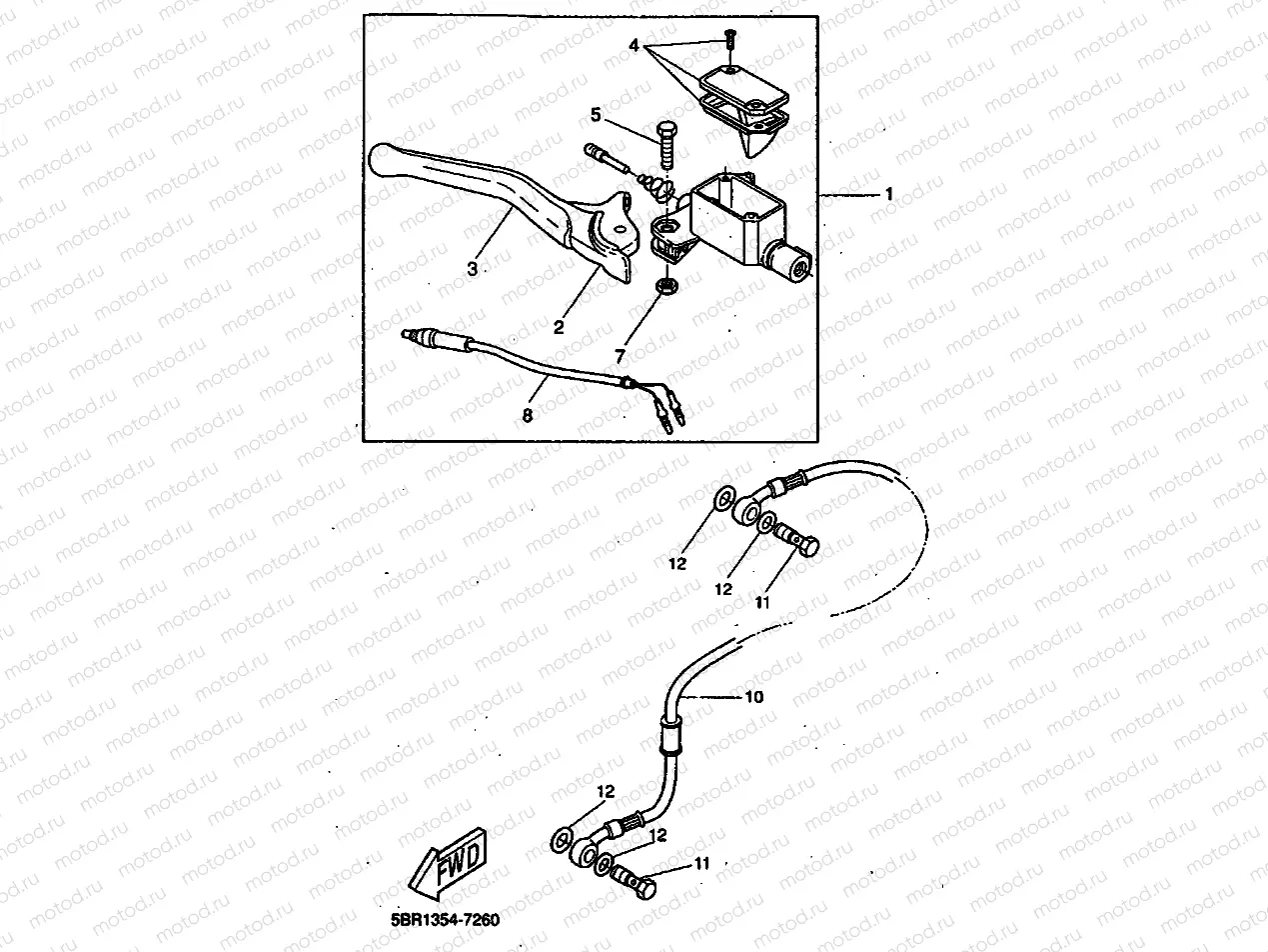 FRONT MASTER CYLINDER