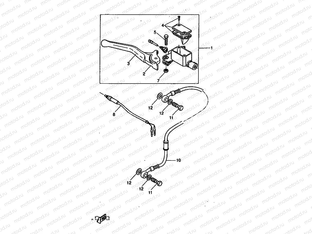FRONT MASTER CYLINDER
