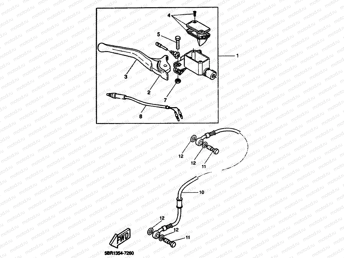 FRONT MASTER CYLINDER