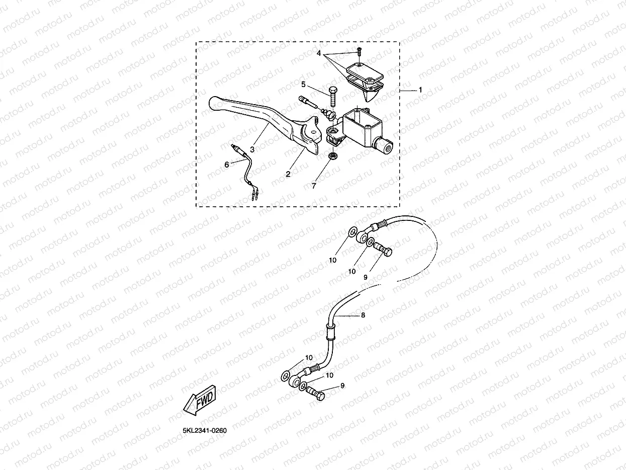 FRONT MASTER CYLINDER