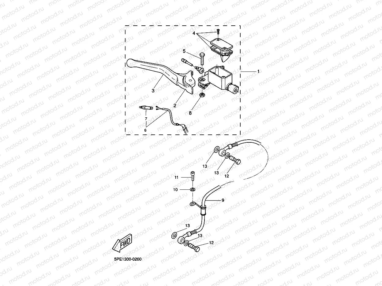 FRONT MASTER CYLINDER