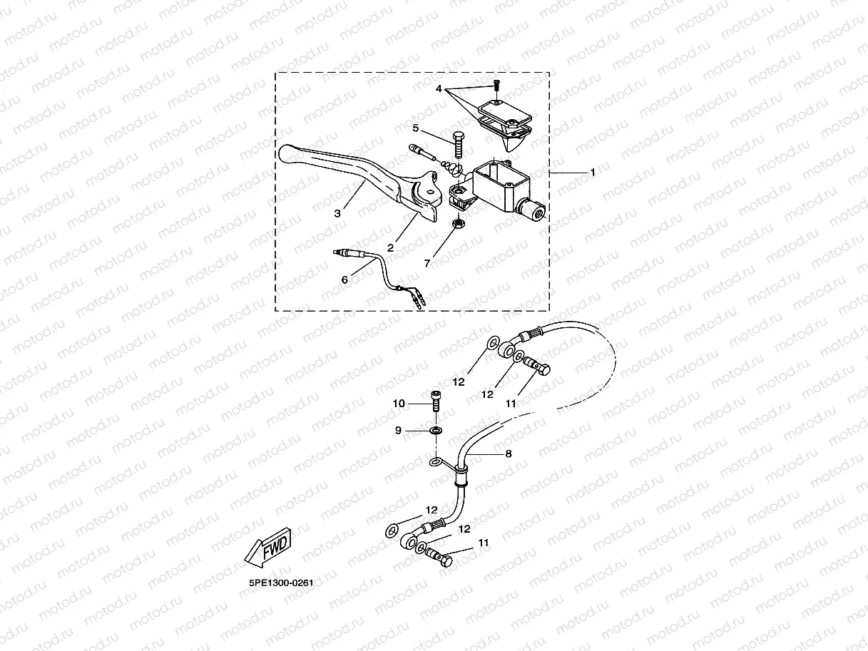 FRONT MASTER CYLINDER