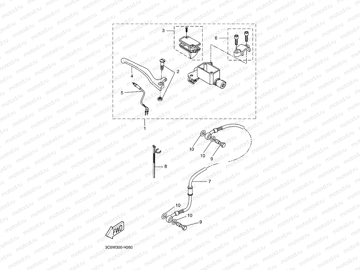 FRONT MASTER CYLINDER