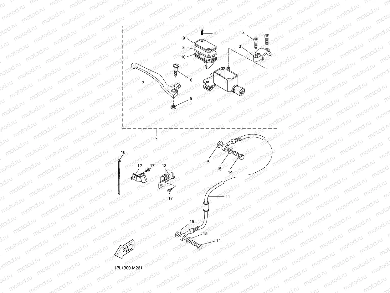 FRONT MASTER CYLINDER