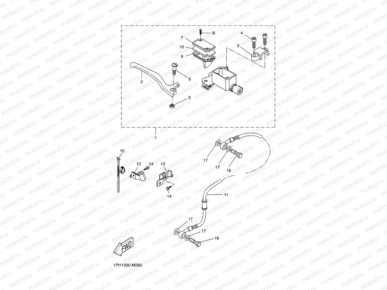 FRONT MASTER CYLINDER