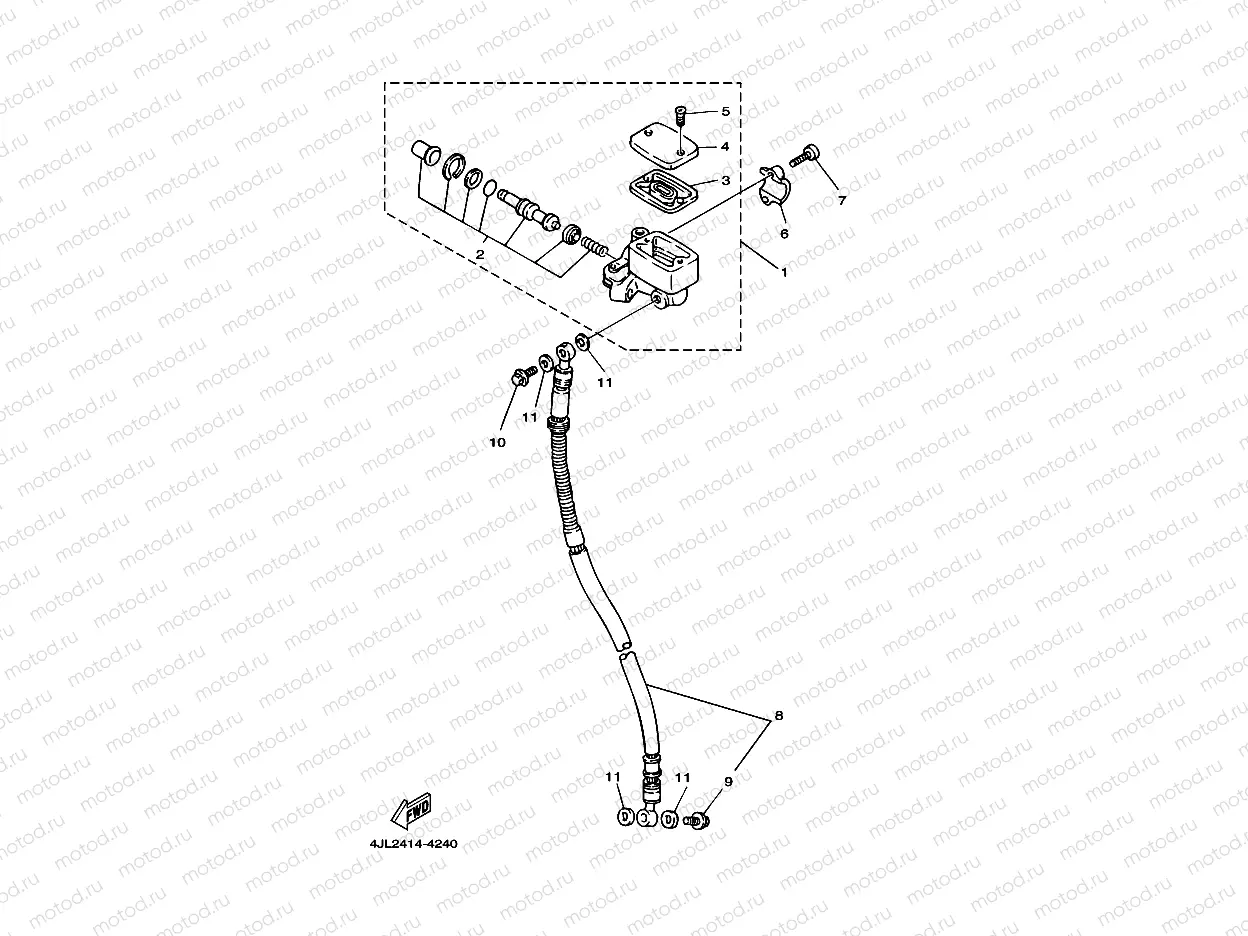 FRONT MASTER CYLINDER