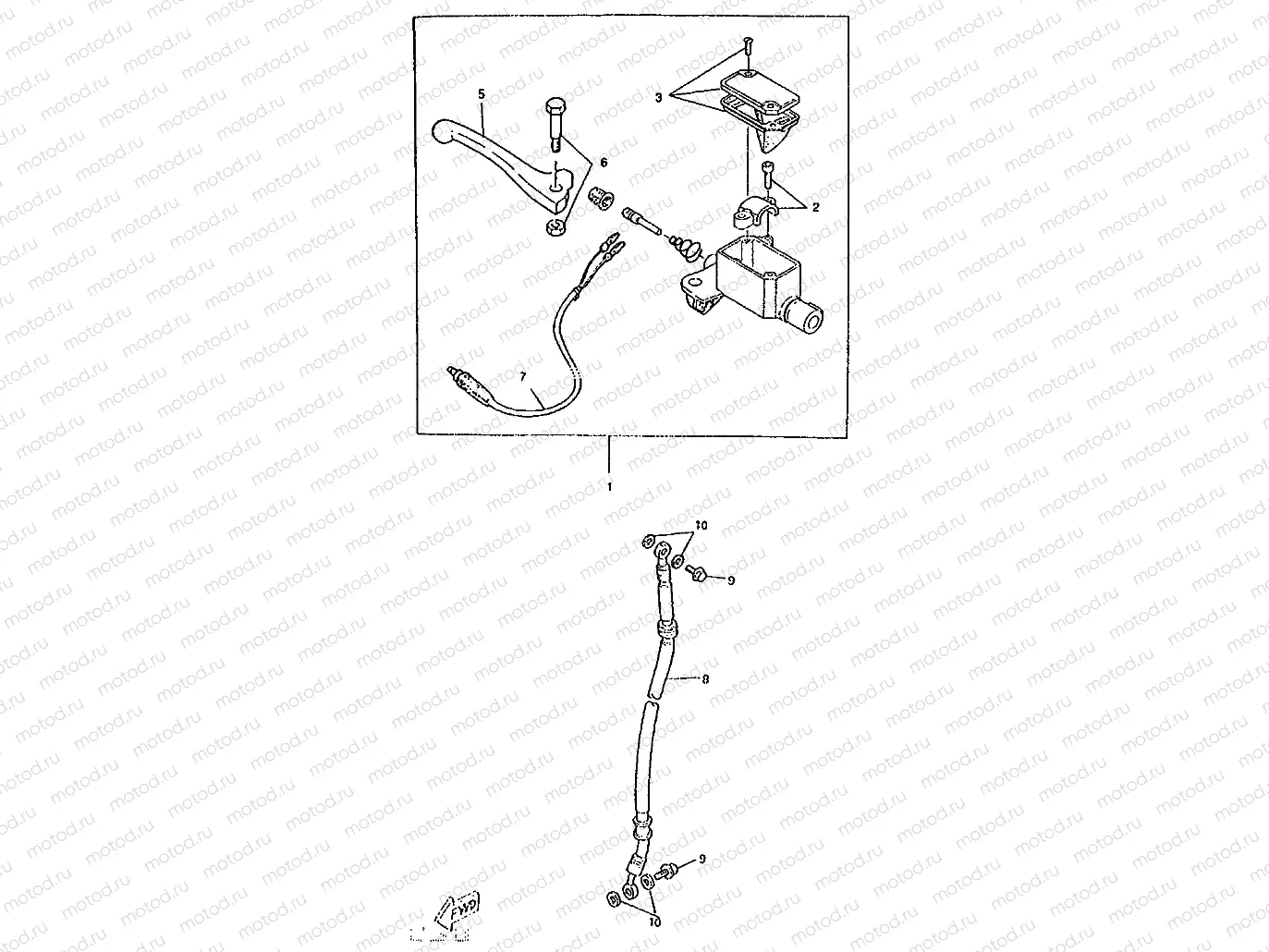 FRONT MASTER CYLINDER