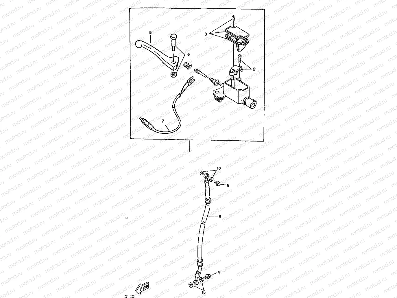 FRONT MASTER CYLINDER