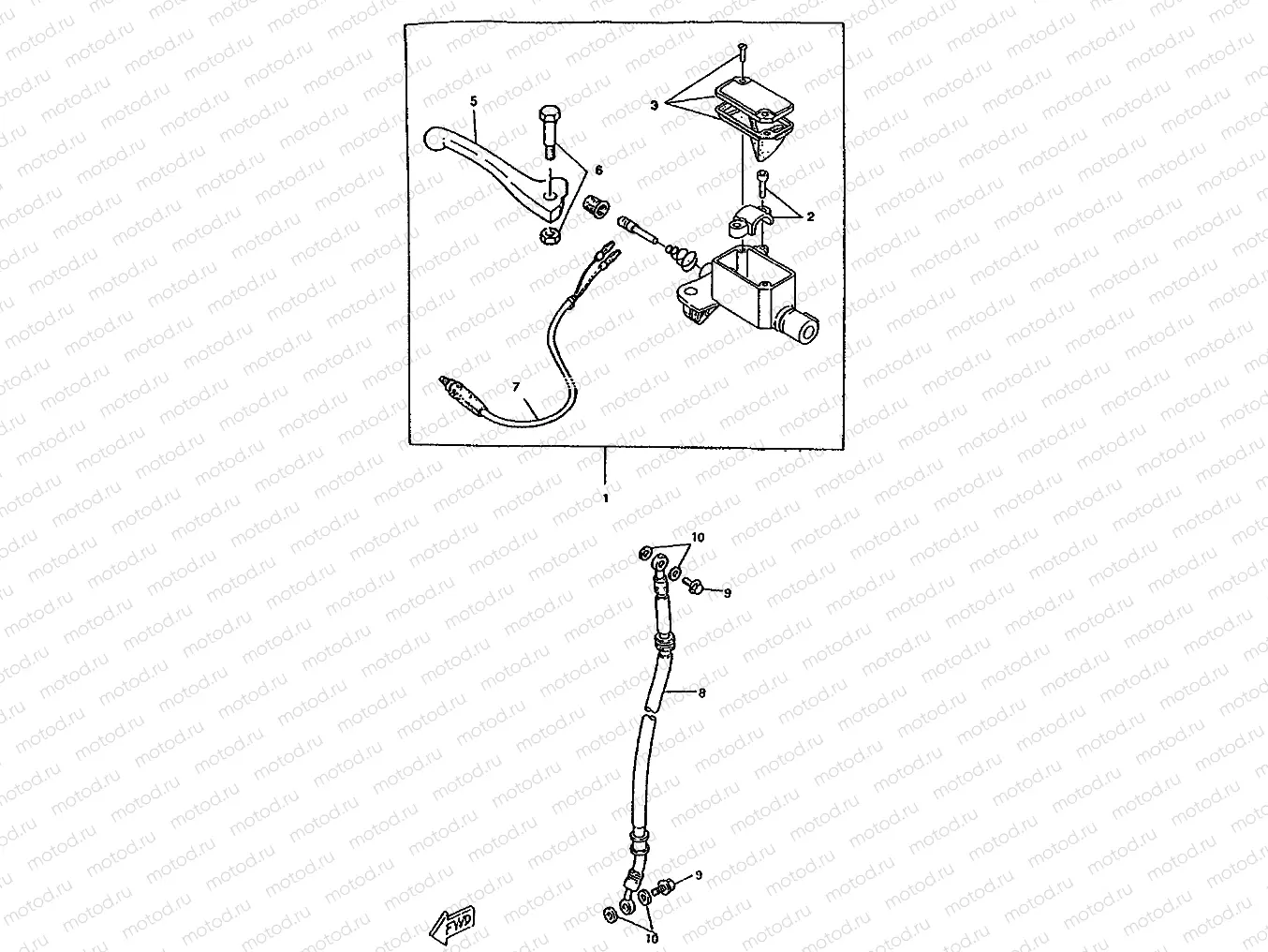 FRONT MASTER CYLINDER