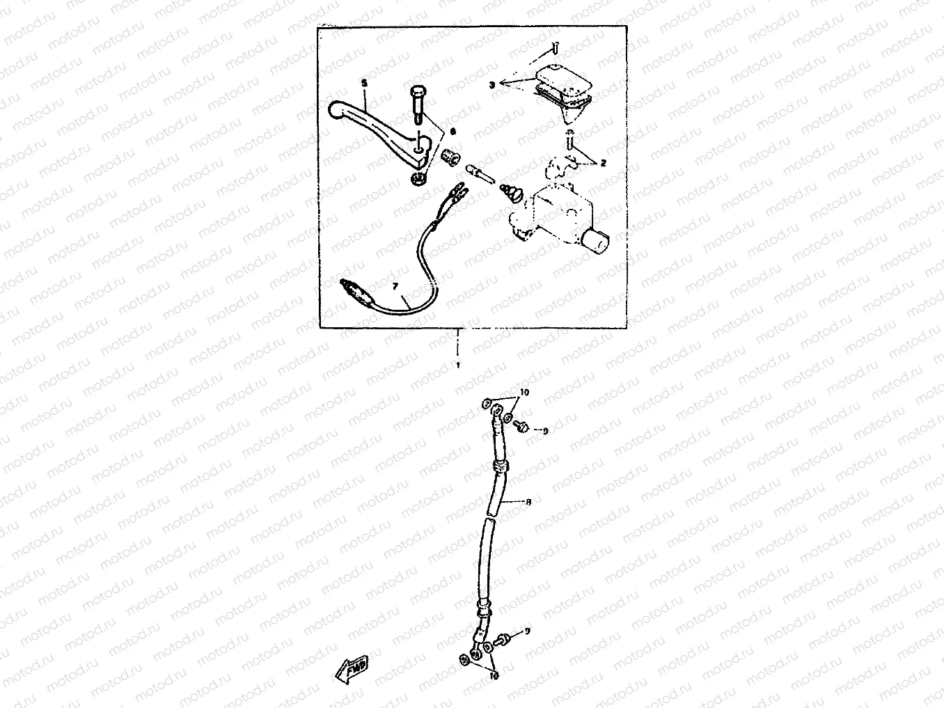 FRONT MASTER CYLINDER