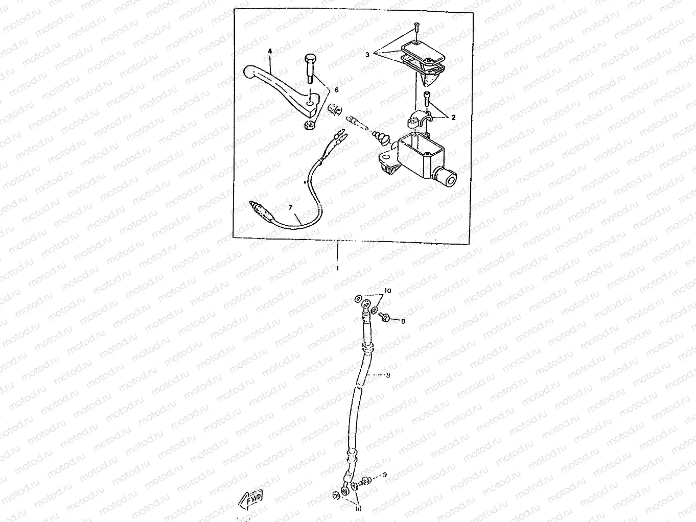 FRONT MASTER CYLINDER