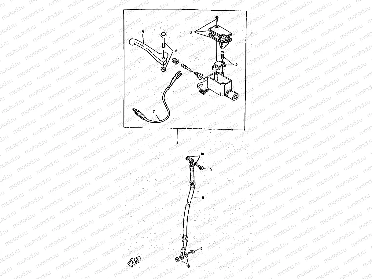 FRONT MASTER CYLINDER