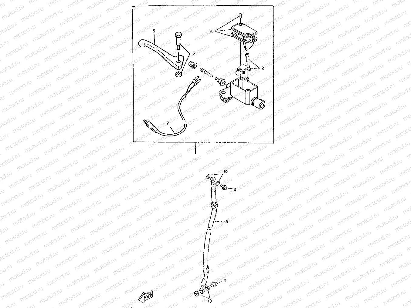 FRONT MASTER CYLINDER