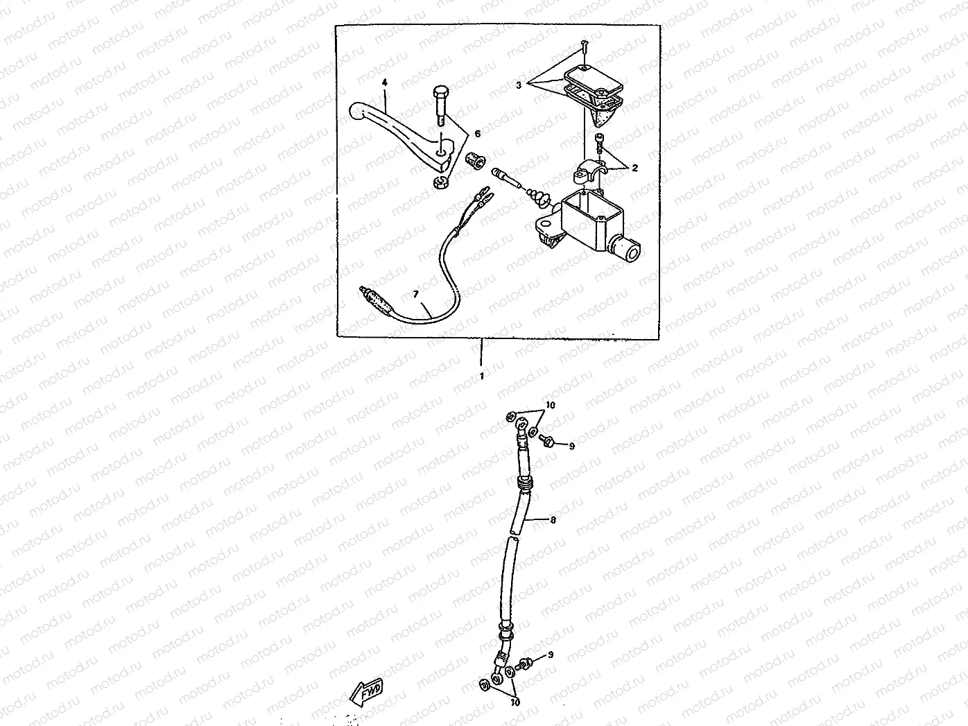 FRONT MASTER CYLINDER