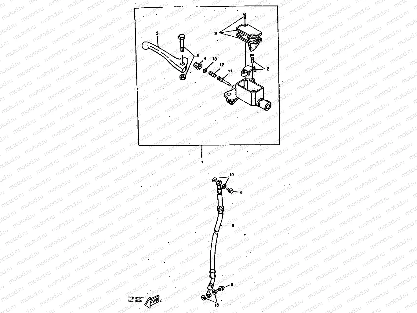 FRONT MASTER CYLINDER