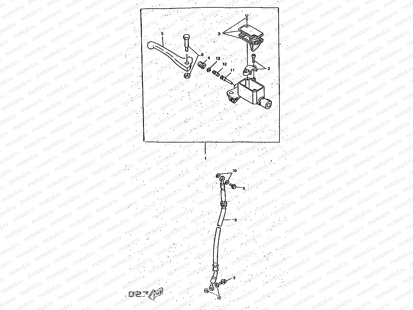 FRONT MASTER CYLINDER