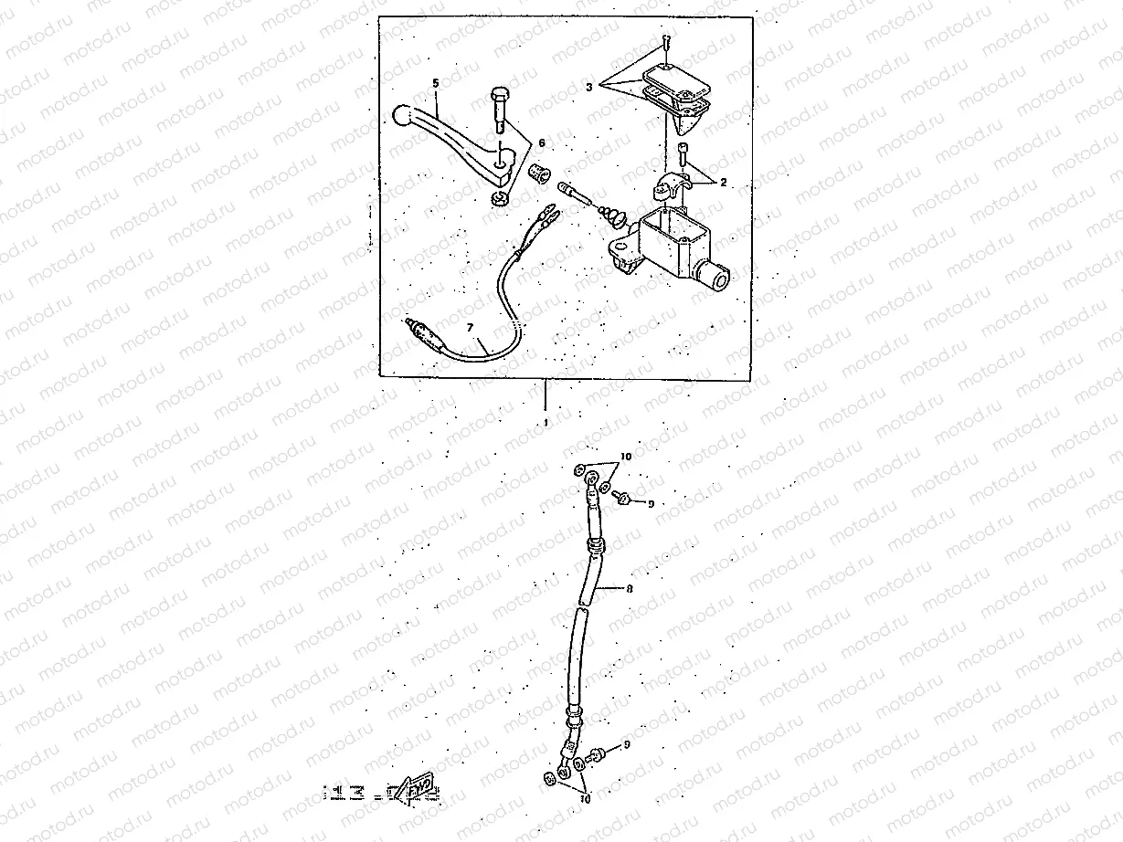 FRONT MASTER CYLINDER