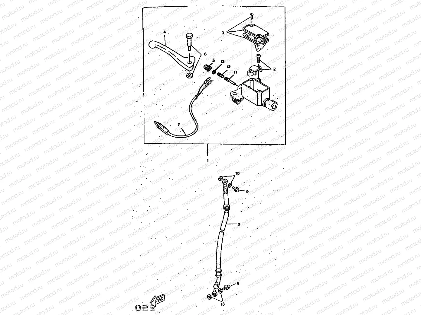 FRONT MASTER CYLINDER