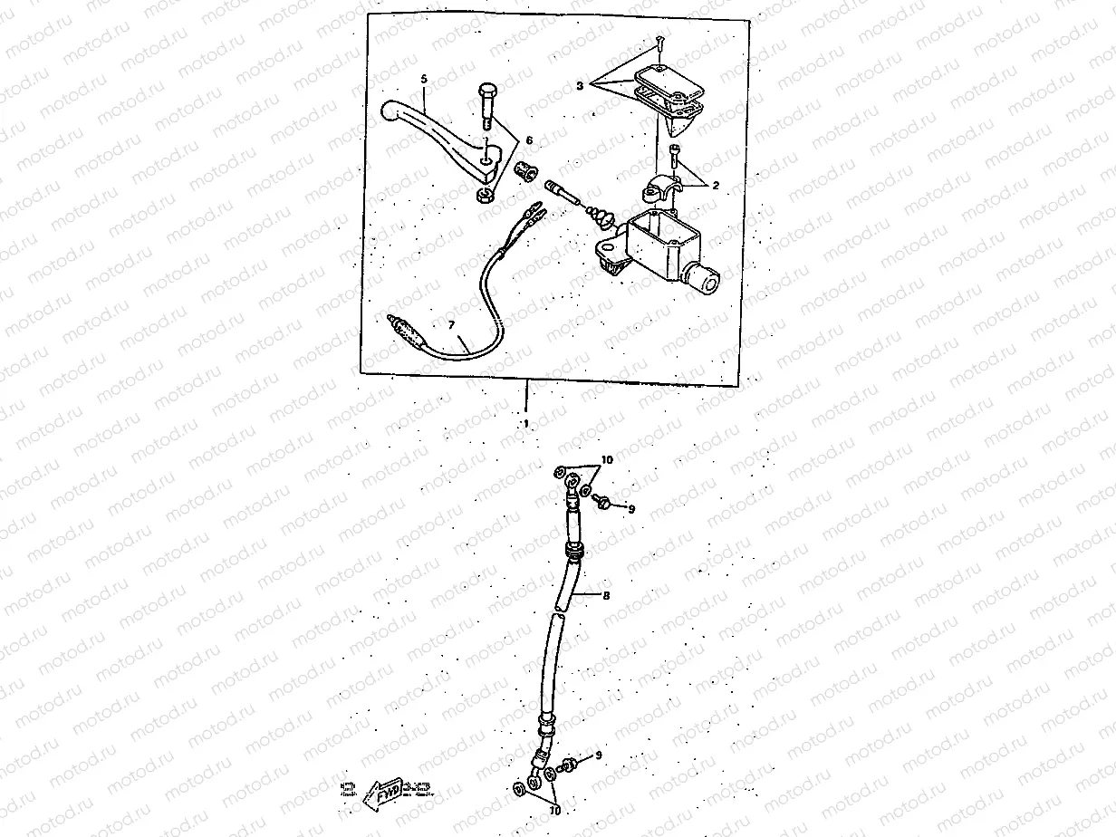FRONT MASTER CYLINDER