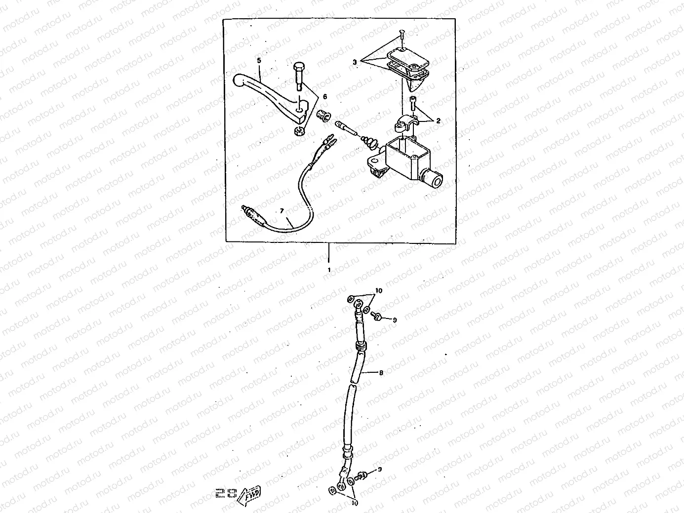 FRONT MASTER CYLINDER