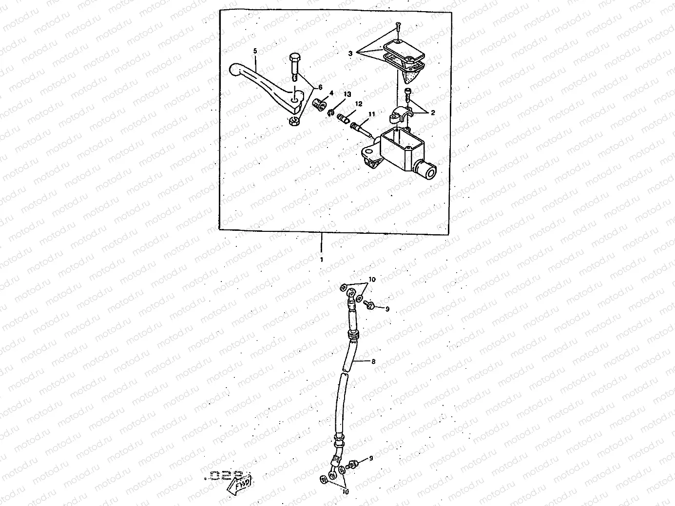 FRONT MASTER CYLINDER