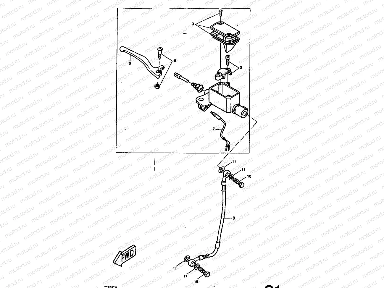 FRONT MASTER CYLINDER