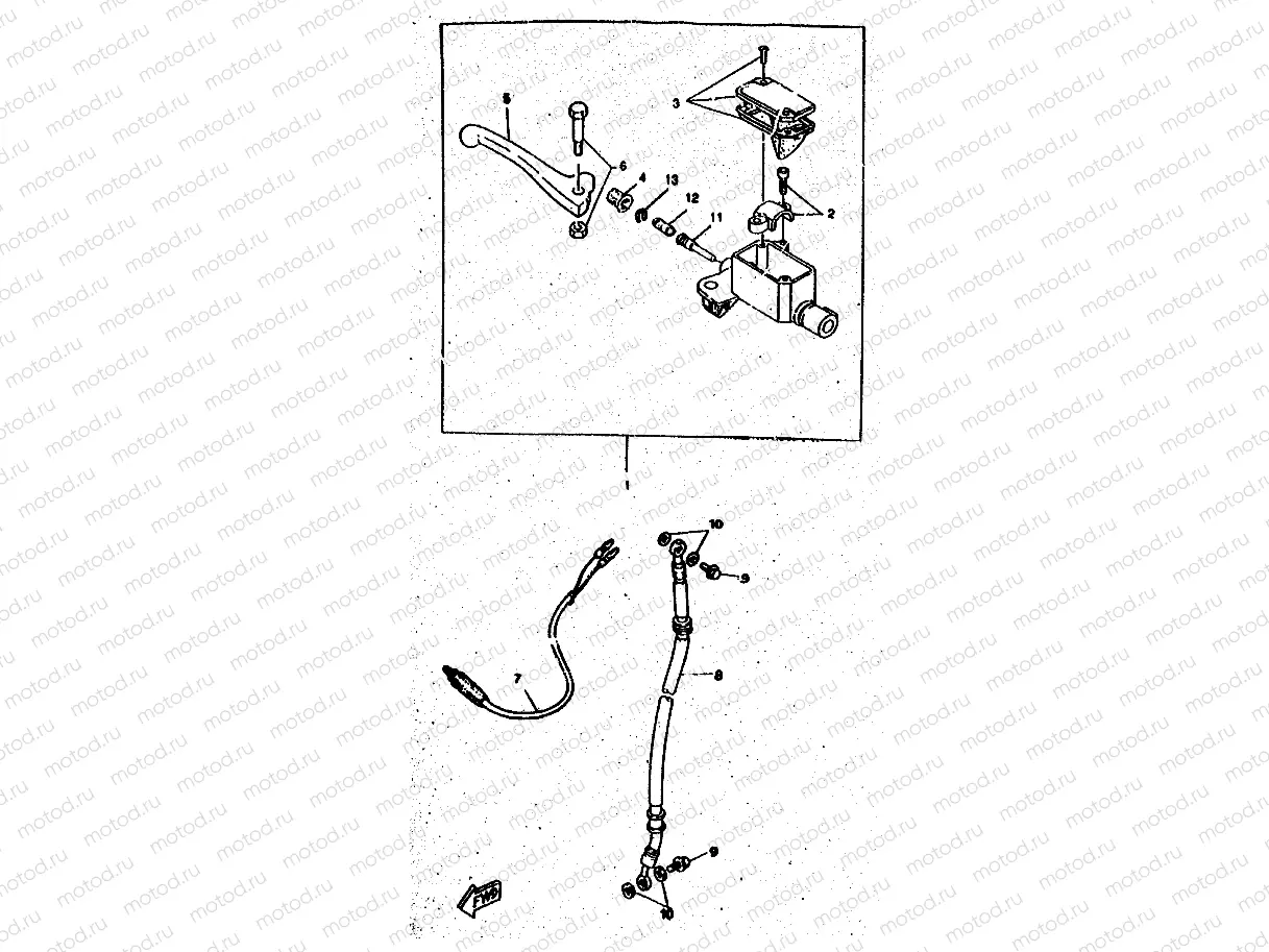 FRONT MASTER CYLINDER