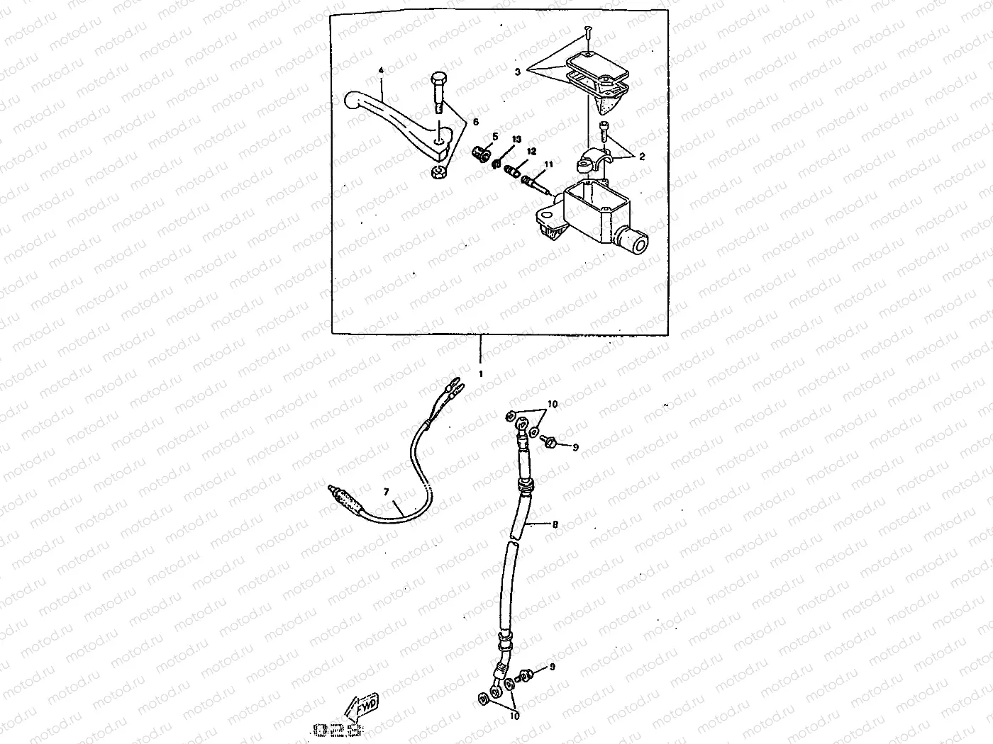 FRONT MASTER CYLINDER