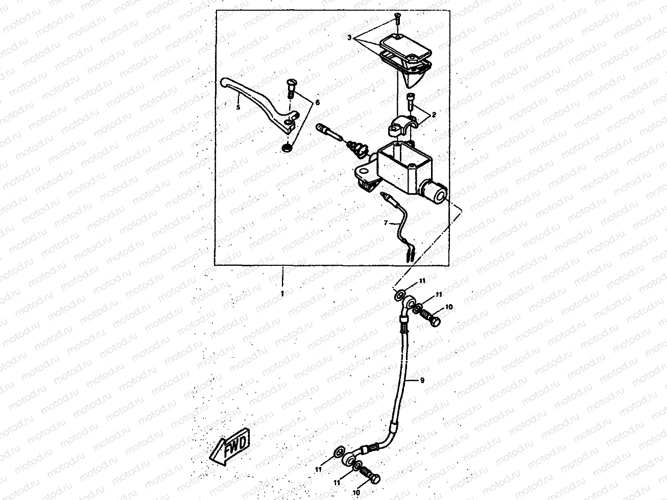 FRONT MASTER CYLINDER