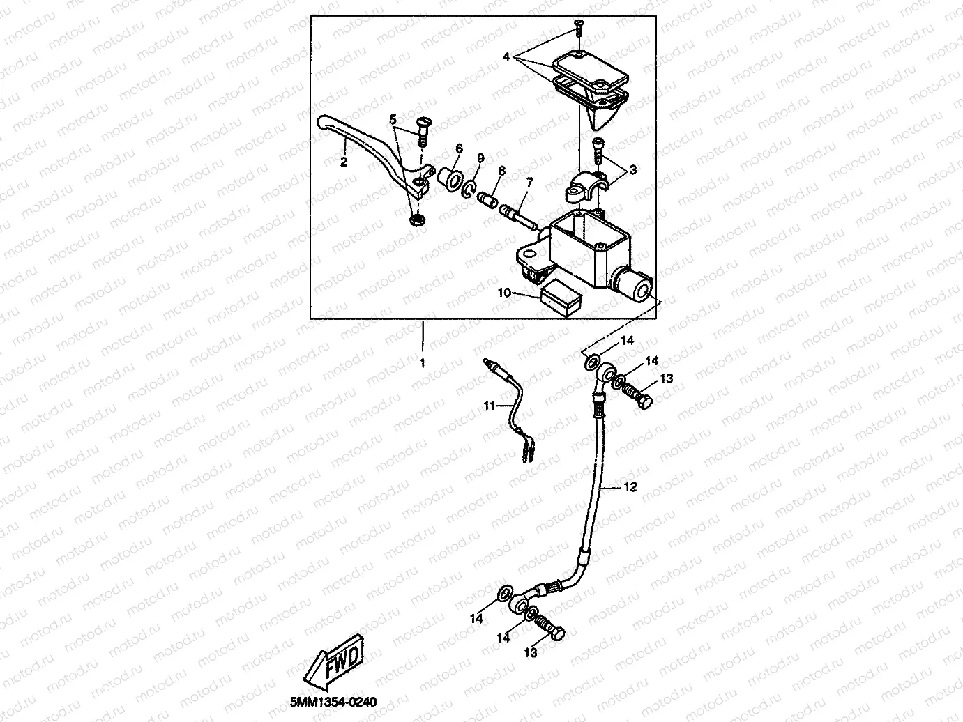 FRONT MASTER CYLINDER