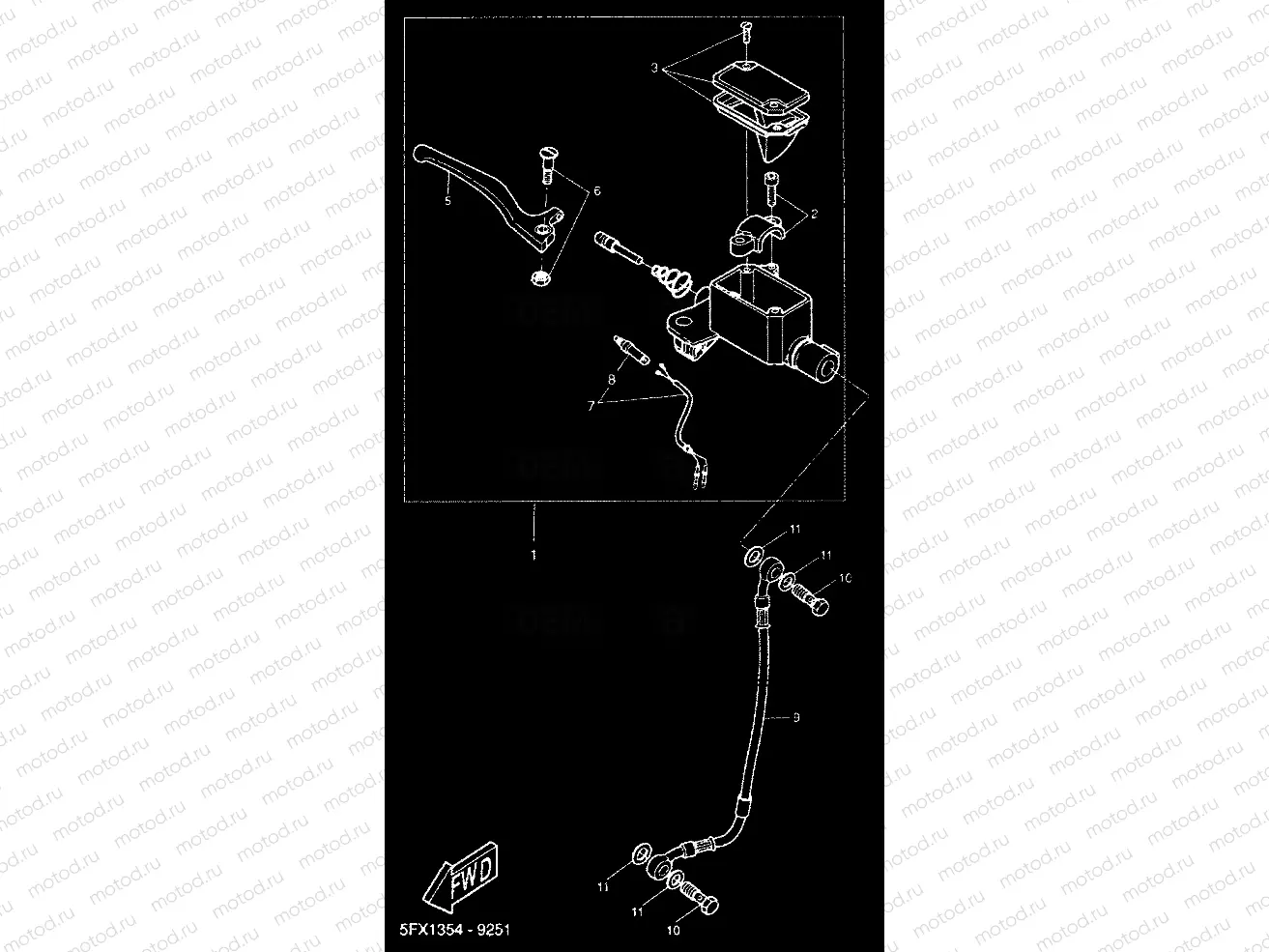 FRONT MASTER CYLINDER