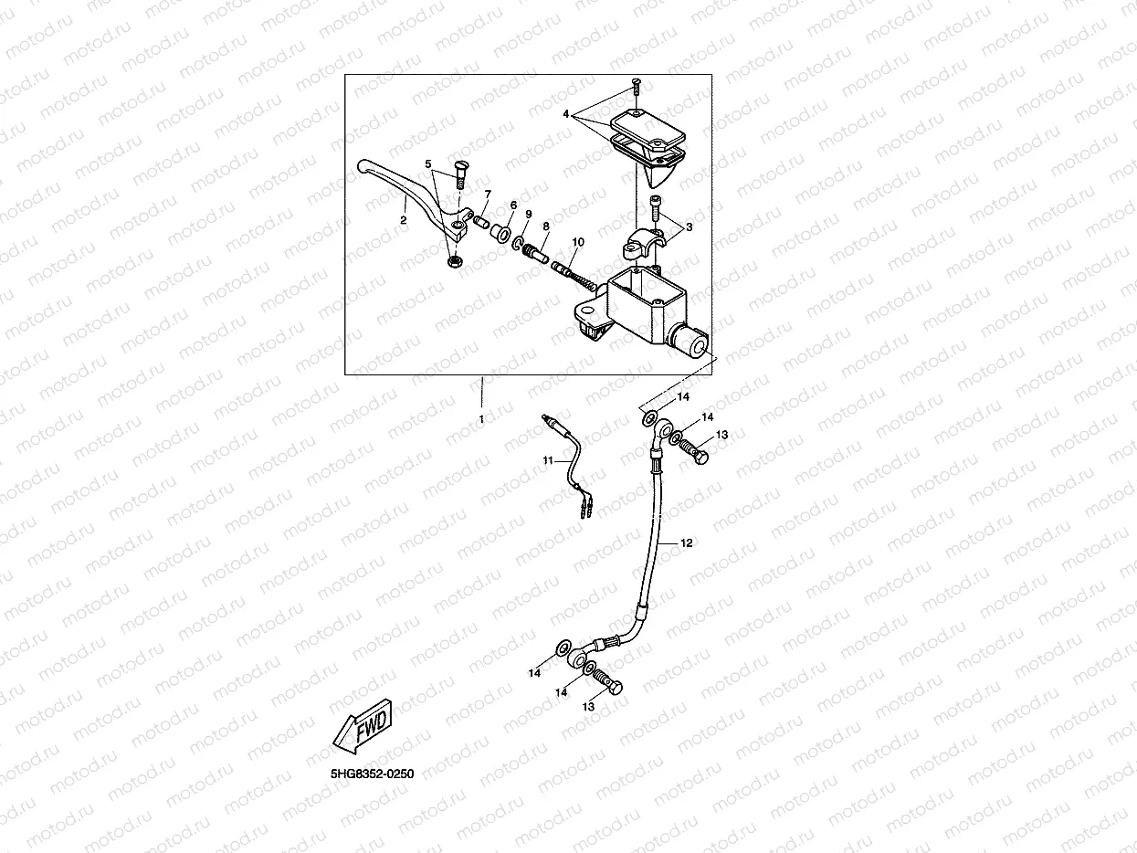 FRONT MASTER CYLINDER
