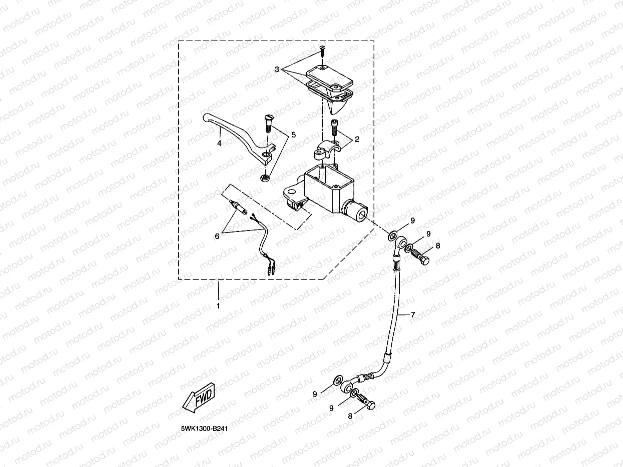 FRONT MASTER CYLINDER