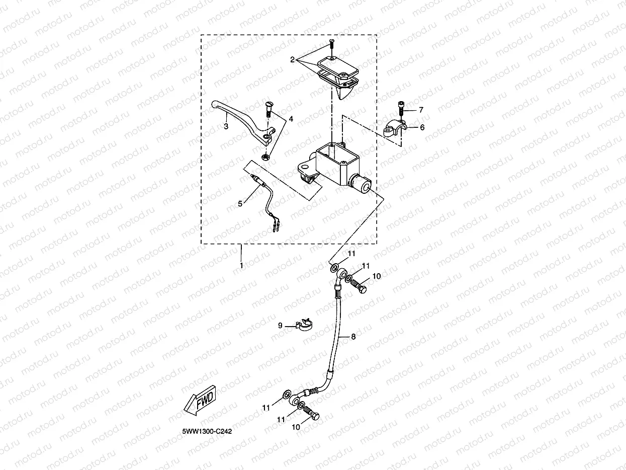 FRONT MASTER CYLINDER