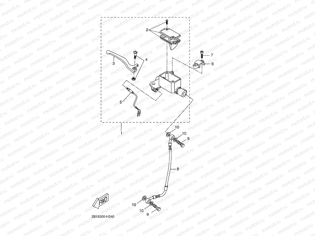 FRONT MASTER CYLINDER
