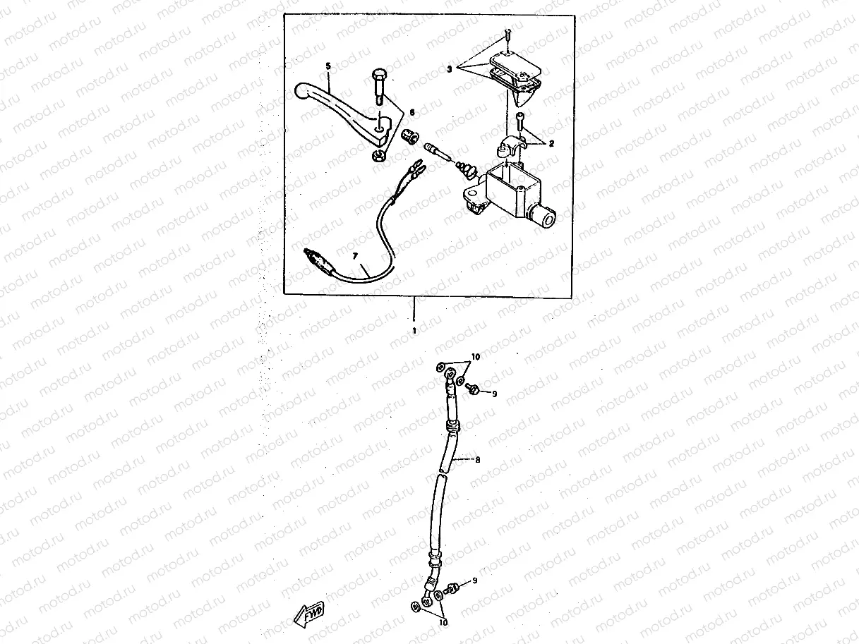 FRONT MASTER CYLINDER