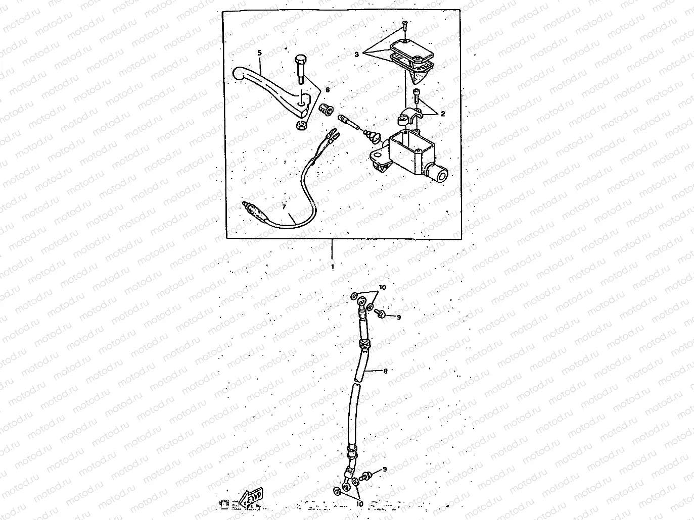 FRONT MASTER CYLINDER