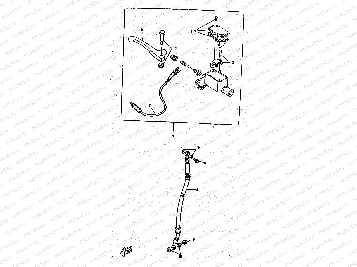 FRONT MASTER CYLINDER