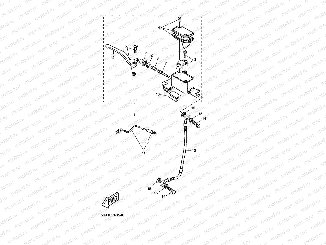 FRONT MASTER CYLINDER