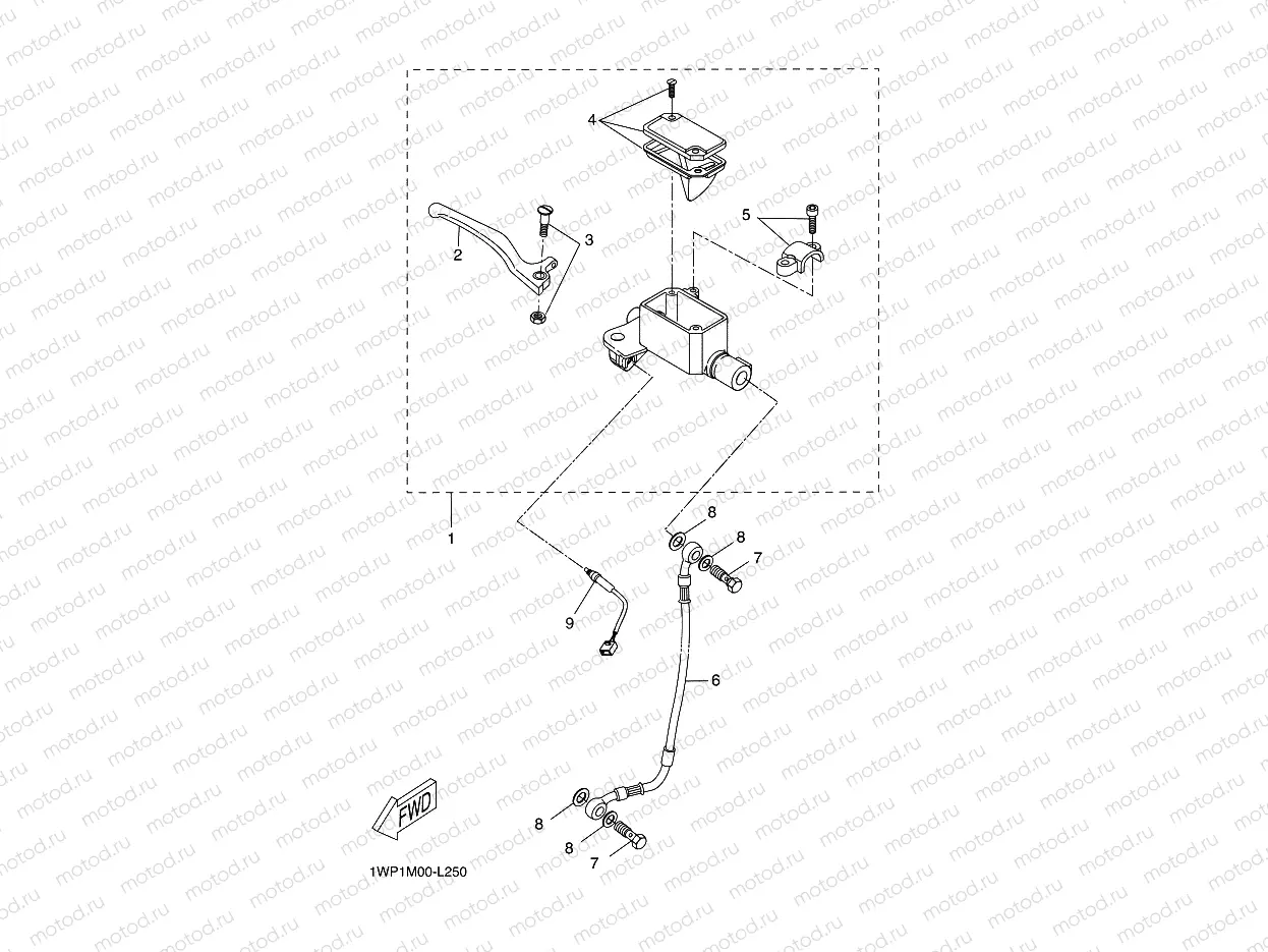 FRONT MASTER CYLINDER