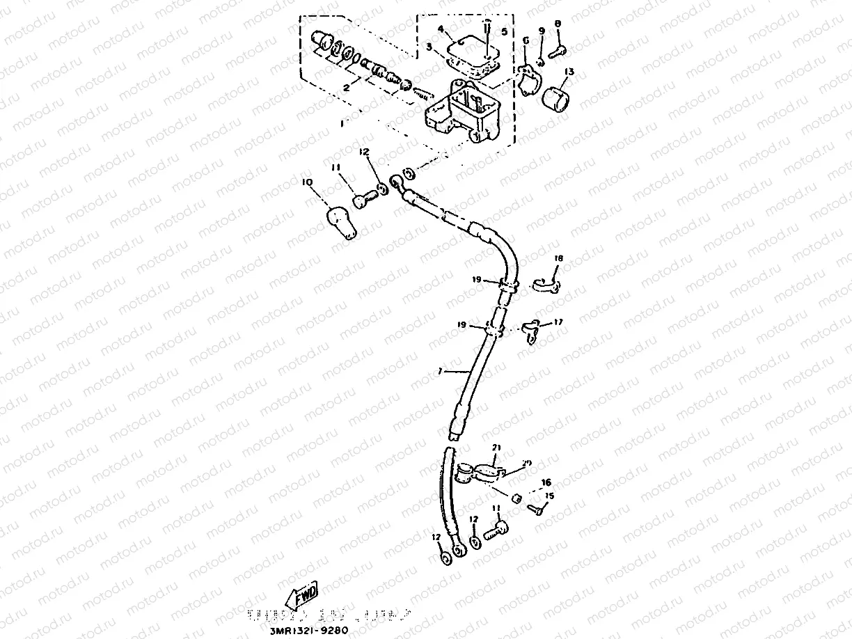 FRONT MASTER CYLINDER